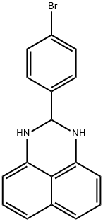 1H-PeriMidine,2-(4-broMophenyl)-2,3-dihydro- Structure