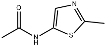 N-(2-甲基噻唑-5-基)乙酰胺, 6449-69-0, 结构式
