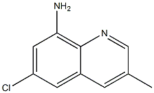 6-Chloro-3-Methylquinolin-8-aMine Struktur