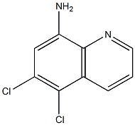 5,6-二氯喹啉-8-胺, 644986-94-7, 结构式