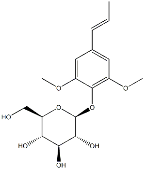 ACANTRIFOSIDE E 结构式