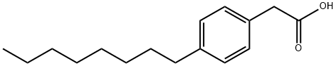 2-(4-Octylphenyl)acetic acid Struktur