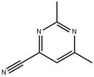 2,6-二甲基嘧啶-4-甲腈, 64571-35-3, 结构式
