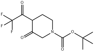 tert-Butyl 3-oxo-4-(2,2,2-trifluoroacetyl)piperidine-1-carboxylate|3-氧代-4-(三氟乙酰基)哌啶-1-羧酸叔丁酯