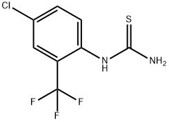 1-(4-氯-2-(三氟甲基)苯基)硫脲, 648415-77-4, 结构式