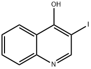 3-ヨードキノリン-4-オール 化学構造式