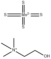 チオモリブデン酸コリン 化学構造式