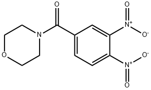 (3,4-二硝基苯基)(吗啉代)甲酮, 65003-28-3, 结构式
