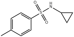 N-环丙基-4-甲基苯磺酰胺 结构式