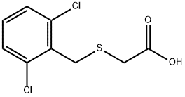 (2,6-二氯-苄基硫基)-乙酸, 65051-35-6, 结构式