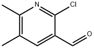 2-氯-5,6-二甲基烟醛, 65176-92-3, 结构式