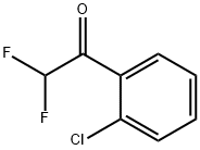 2',2'-二氟-2-氯苯乙酮 结构式