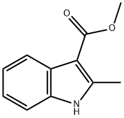2-甲基-3-吲哚甲酸甲酯 结构式