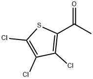 1-(3,4,5-三氯噻吩-2-基)乙-1-酮, 65434-11-9, 结构式