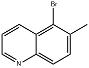 5-ブロモ-6-メチルキノリン 化学構造式