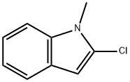 2-クロロ-1-メチル-1H-インドール 化学構造式