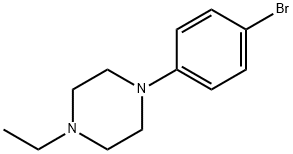 1-(4-溴苯基)-4-乙基哌嗪 结构式