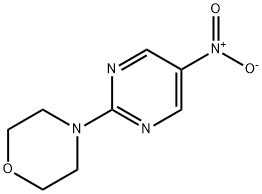 Morpholine, 4-(5-nitro-2-pyriMidinyl)- Struktur