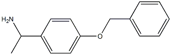 1-[4-(benzyloxy)phenyl]ethanamine Structure