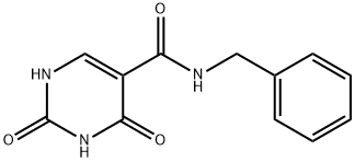 N-benzyl-2,4-dioxo-1,2,3,4-tetrahydropyriMidine-5-carboxaMide Struktur