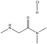 SAR-NME2·HCL ;N-METHYLGLYCINE DIMETHYLAMIDE HYDROCHLORIDE, 65918-91-4, 结构式