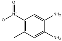4-甲基-5-硝基苯-1,2-二胺, 65958-37-4, 结构式