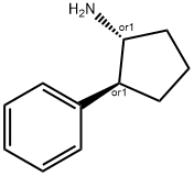 2-フェニルシクロペンタンアミン 化学構造式
