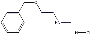 N-甲基-2-苄氧基乙胺盐酸盐, 66046-64-8, 结构式