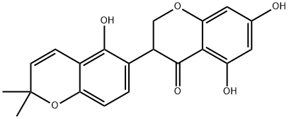 甘草异黄烷酮,66067-26-3,结构式