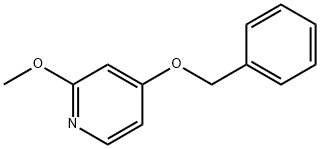4-(苄氧基)-2-甲氧基吡啶 结构式