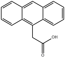 9-Anthraceneacetic Acid Structure