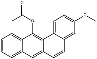 3-Methoxybenz[a]anthracen-12-ol 12-Acetate 化学構造式