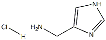 (1H-イミダゾール-4-イル)メタンアミン塩酸塩 化学構造式