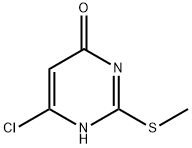 2-(甲硫基)-4-羟基-6-氯嘧啶,6632-63-9,结构式
