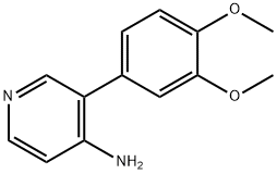 3-(3,4-diMethoxyphenyl)pyridin-4-aMine Structure