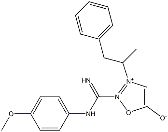 N-[[(4-Methoxyphenyl)aMino]carbonyl]-3-(1-Methyl-2-phenylethyl)sydnone IMine Structure