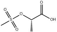 (S)-2-((Methylsulfonyl)oxy)propanoic acid Structure
