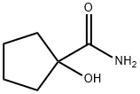 1-羟基环戊烷-1-甲酰胺, 66461-70-9, 结构式