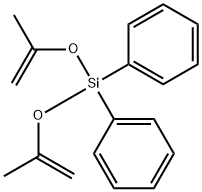 Diisopropenyloxydiphenylsilane Structure
