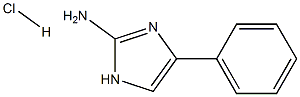 4-苯基-1H-咪唑基-2-胺盐酸盐, 6653-43-6, 结构式