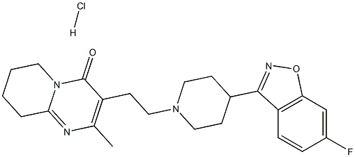 Risperidone (hydrochloride) Structure