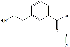 3-(2-AMinoethyl)benzoic acid hydrochloride Struktur