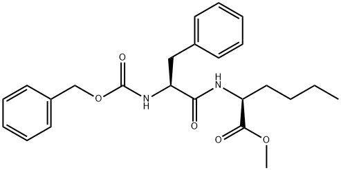 CARBOBENZYLOXY-L-PHENYLALANYL-L-NORLEUCINE METHYL ESTER Structure
