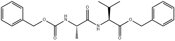 CARBOBENZYLOXY-L-ALANYL-L-VALINE BENZYL ESTER,66880-97-5,结构式
