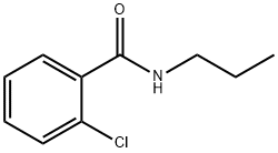 2-クロロ-N-N-プロピルベンズアミド 化学構造式