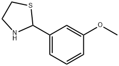 2-(3-Methoxyphenyl)thiazolidine, 97% Struktur
