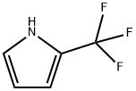 1H-Pyrrole, 2-(trifluoroMethyl)-, 67095-60-7, 结构式