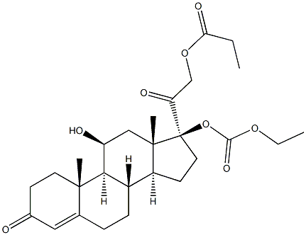 1,2-二氢泼尼卡酯, 671225-26-6, 结构式