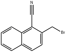 2-(BroMoMethyl)-1-naphthonitrile Structure