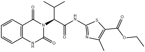 672926-32-8 2-[[(2S)-2-(1,4-二氢-2,4-二氧代-3(2H)-喹唑啉基)-3-甲基-1-氧代丁基]氨基]-4-甲基-5-噻唑羧酸乙酯